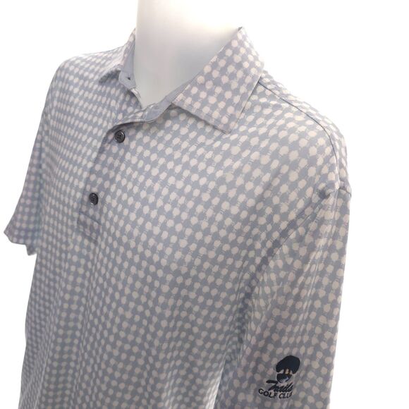 FootJoy FJ Golf Polo Shirt Men’s M Trails Golf Club Embroidered Logo - Picture 3 of 16